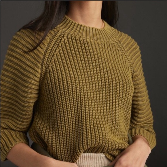 Anthropologie Maeve Mackenzie ribbed sweater